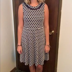 Stitch fix dress with hexagon print